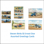 Tractor Themed Blank Cards by Steven Binks (Pack of 5)
