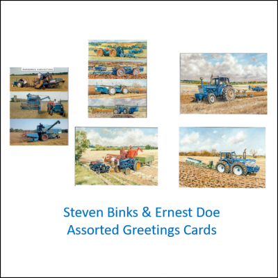 Tractor Themed Blank Cards by Steven Binks (Pack of 5) 1