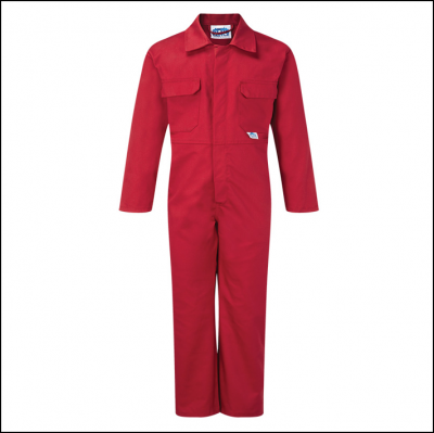 Castle Junior Tearaway Overalls Red 1