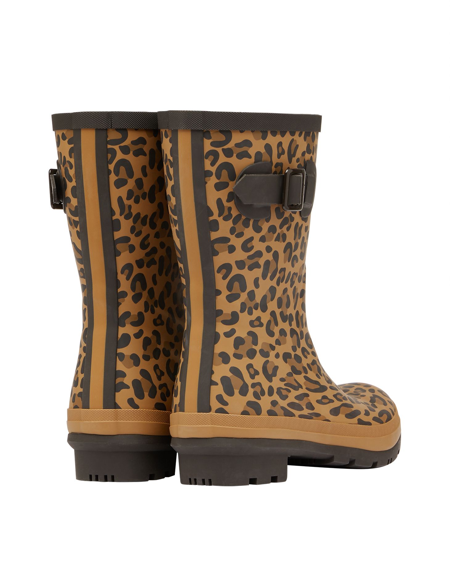 joules leopard stripe wellies