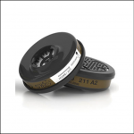 BLS 221 A2P3 Face Mask B-Lock Filter Brown-White 1