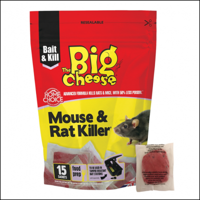 Big Cheese Mouse & Rat Killer Pasta Bait Sachets (15 Pack) 1