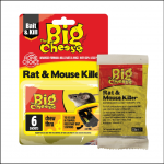 Big Cheese Rat & Mouse Grain Bait Sachets (6x25g Pack)