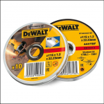 DeWalt 42335TZ Stainless Steel Metal Cutting Discs (Tin of 10)