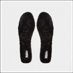 Hunter Luxury Shearling Insoles Black 1