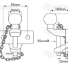 Sparex 18924 Double Duty Ball Hitch 50mm 3