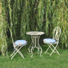 Ascalon Blaisdon 3pc Bistro Set Antique Cream 3