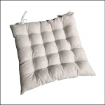 Ascalon Ecru Daisy Square Seat Cushion Pad