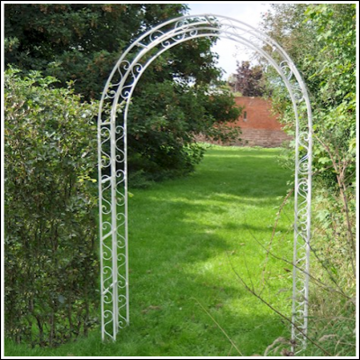 Ascalon Garden Arch Structure Cream 1
