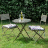 Ascalon Marborough 3pc Bistro Set Antique Blue Rust 3