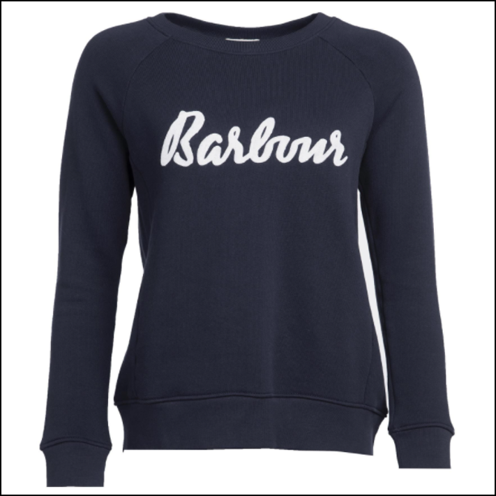 barbour ladies sweatshirt