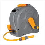 Hozelock 2415 Compact 25m 2-in-1 Reel with Mounting Bracket