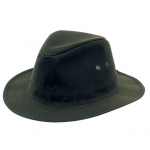Hoggs of Fife Caledonia Waxed Hat Antique Olive