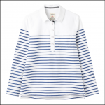 Joules Ashbrook Pop Over Deck Shirt White Blue Stripe 1