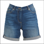 Barbour Maddison Ladies Denim Shorts Indigo