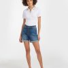 Barbour Maddison Ladies Denim Shorts Indigo 2