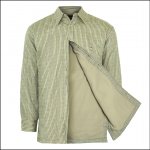 Champion Cartmel Men's Fleece Lined Shirt Stone 1