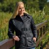 Champion Clova Ladies Padded Jacket Black 3