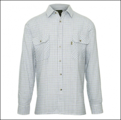 Champion Tattersall Men's Check Shirt Blue 1