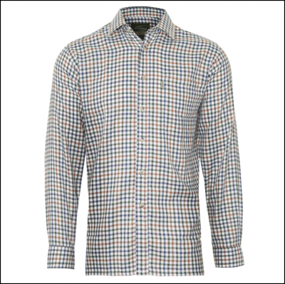 Champion York Men's Shirt Brown Check 1