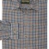 Champion York Men's Shirt Brown Check 3