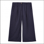 Joules Rebecca Woven Culottes French Navy Spot