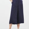 Joules Rebecca Woven Culottes French Navy Spot 2