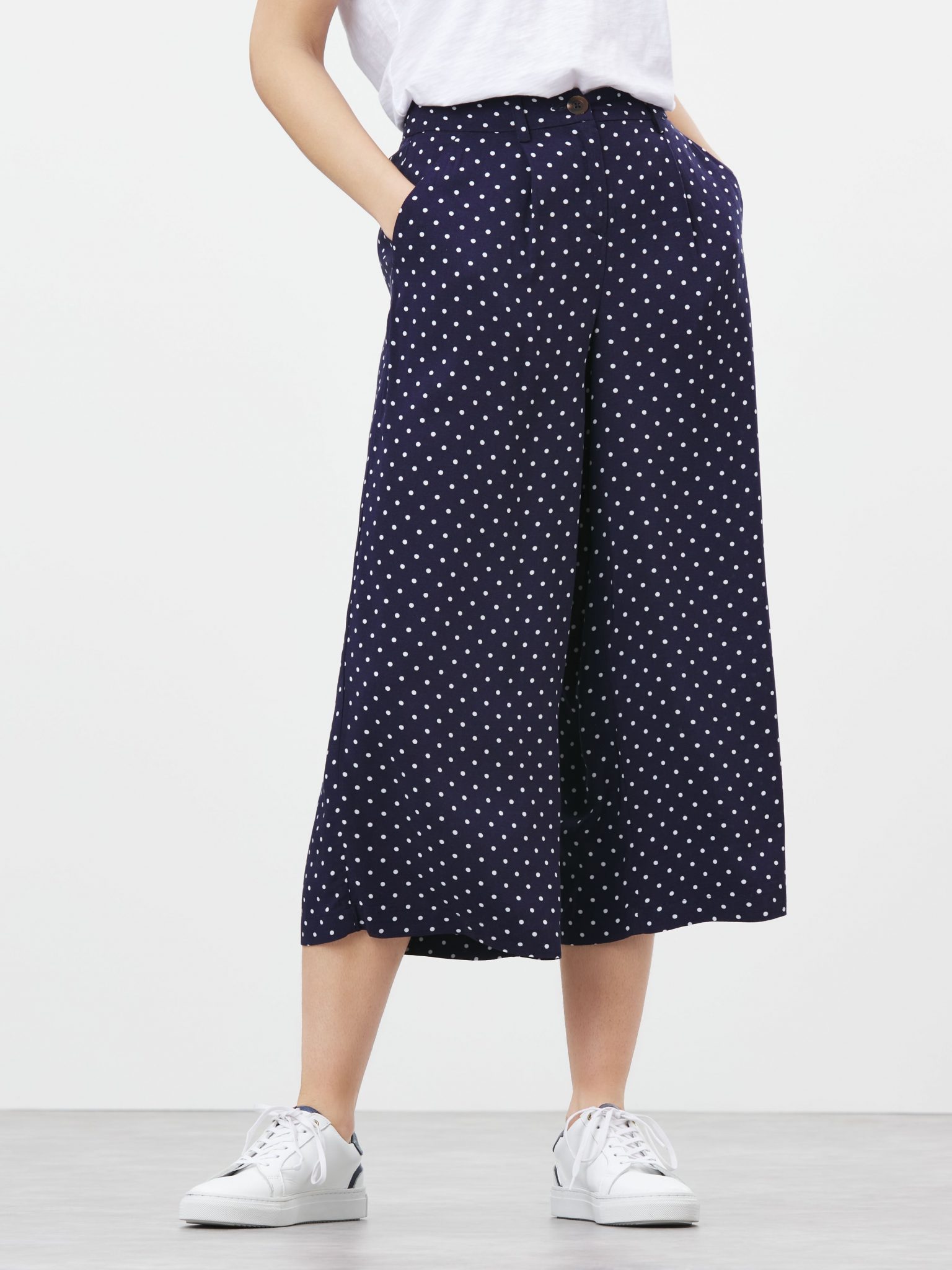 Joules Rebecca Woven Culottes French Navy | Ernest Doe Shop