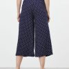 Joules Rebecca Woven Culottes French Navy Spot 3
