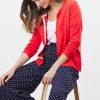Joules Rebecca Woven Culottes French Navy Spot 5