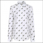 Schoffel Norfolk Ladies Shirt Lapwing Print