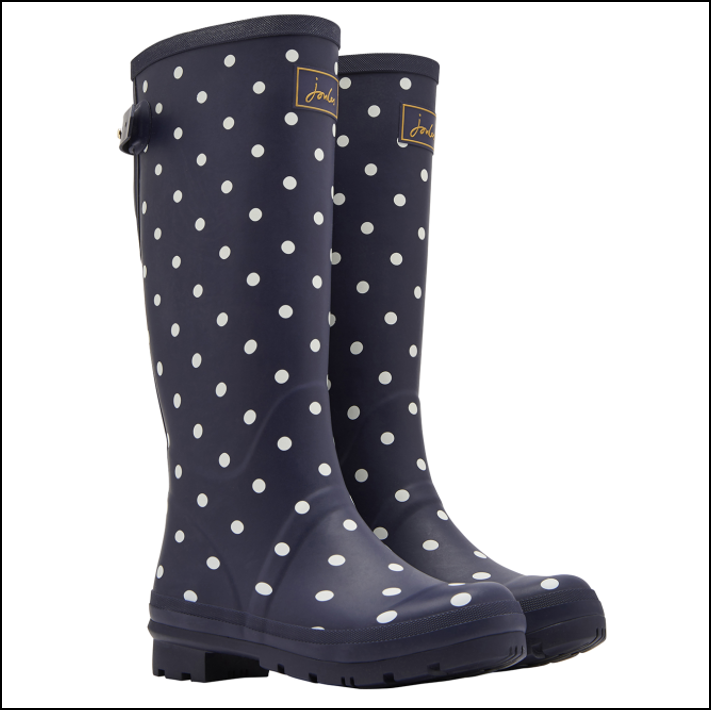printed wellies