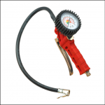 Sealey SA9302 Tyre Inflator Gauge with Clip-On Connector