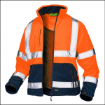 Veltuff Class 3 Hi-Vis Fleece Jacket Orange