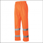 Veltuff Waterproof Hi-Vis Safety Trousers Orange 1