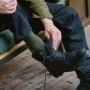 HJ Hall Men's Commando Wool Rich Work Boot Socks Olive 2