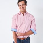Crew Classic Fit Micro Gingham Shirt Pink