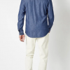 Crew Slim Fit Darwell Denim Blue Shirt 3