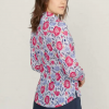 Seasalt Larissa Organic Cotton Shirt Lino Poppies Chalk 2
