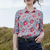 Seasalt Larissa Organic Cotton Shirt Lino Poppies Chalk 4