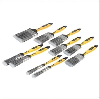 Stanley Tools Loss Free Synthetic Brush Pack 10 Piece 1
