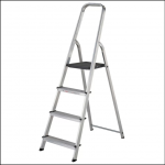 Werner 4 Tread High Handrail Step Ladders 1