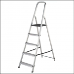 Werner 5 Tread High Handrail Step Ladders 1