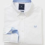 Crew Slim Fit Oxford Shirt White