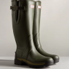 Hunter Men's Balmoral Adjustable 3mm Neoprene Wellington Boots Dark Olive 2
