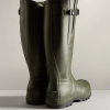 Hunter Balmoral Classic Side Adjustable Wellington Boots Dark Olive 3