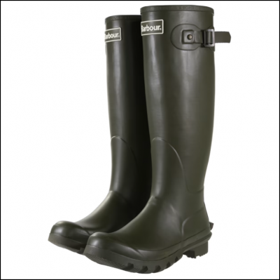 Barbour Bede Women's Wellington Boots Olive 1