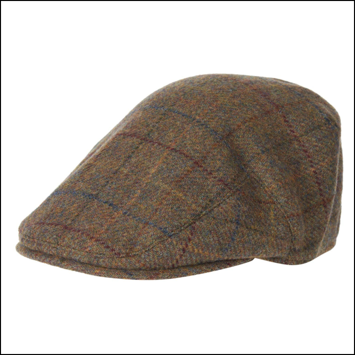 Barbour Olive Check Crieff Cap Ernest Doe Shop
