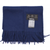 Barbour Plain Lambswool Scarf Navy Blue 2