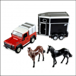 Britains Land Rover Horse & Trailer Play Set 1:32 Scale